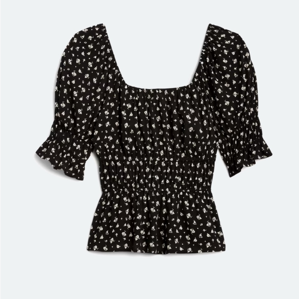 Floral Black Women's Top from Stitch fix